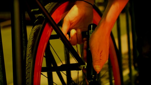 מנעול פרסה לאופניים